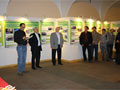 Zahájení výstavy k výročí 70 let trolejbusů v Plzni v mázhauzu radnice za účasti ředitelů PMDP 16. 5. 2011