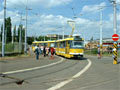 K3R-NT č. 312 (Špagetka) ve vozovně Slovany při Dni otevřených dveří - 17. 6. 2006