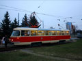 Mikulášská tramvaj T3 č. 192 v Mozartovce 2. 12. 2012
