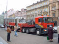 Převoz vozu č. 109 do firmy Datatechnik Plus do Třemošné dne 22. 11. 2002