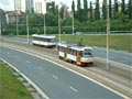 Setkání vozů T3M na Karlovarské třídě 7. 7. 2002