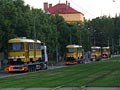 Vozy T3M č. 242, 241, 227, 228 opouští navždy Plzeň 10. 7. 2015