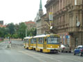 T3P č. 268+269 v Pražské ulici jedoucí na protisměrné koleji 1. 8. 2005