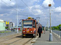 Pendlující KT8D5-RN2P č. 292 jedoucí právě po protisměrné koleji v zastávce Plzeňka 25. 5. 2008