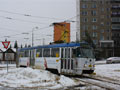 T3R.P č. 268 přijíždí do Bolevce 17. 1. 2010