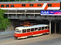 Tramvaj T2 č. 133 u Hlavního nádraží 6. 5. 2012