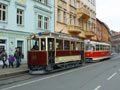 Historické tramvaje v Palackého ulici 4. 5. 2013