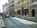 Rekonstrukce kolejiště v Pražské ulici 8. 9. 2014