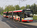 Autobus náhradní dopravy Solaris Urbino 18 č. 543 na Slovanské třídě 29. 4. 2017