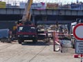 Práce na sítích u severního mostu 4. 3. 2017