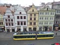 Výhled na tramvaje z ruského kola 23. 12. 2021