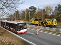 Rekonstrukce tramvajové trati na Plaské v Bolevci 25. 10. 2021
