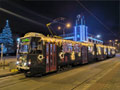 KT8D5-RN2P č. 298 jako Vánočka v zastávce Radnice Slovany 25. 12. 2025