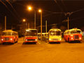 Večerní jízda historických autobusů - konečná Doubravka 7. 6. 2014