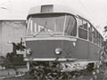 Vůz T3 č. 161 ve vozovně Slovany krátce po dodání v roce 1964 
Foto: sbírka M. Plzák