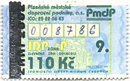 Žákovská a důchodcovská měsíční - 8/2002 (pásmo P)