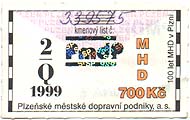 Plnocenná čtvrtletní - II/1999