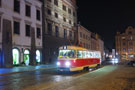 Mikulášská tramvaj před plzeňskou radnicí 4. 12. 2016