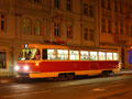 Mikulášská tramvaj v Palackého ulici 2. 12. 2012