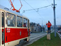 I tramvajoví fotiči si přišli na své :-) - Mikulášská tramvaj 2. 12. 2012
