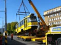 Nakládka tramvaje K3R-NT č. 311 před cestou do Charkova 29. 9. 2026