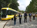 Představení tramvají EVO2 U Zvonu 8. 8. 2019