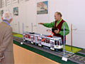 Velký model vozu KT4D v měřítku 1:10 prezentovaný klubem Traditionsverein der Plauener Straßenbahn na výstavě Vorea v Plauen 27. 9. 2008