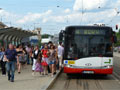 Autobus náhradní dopravy v sadech Pětatřicátníků 16. 6. 2011, foto: F.V.