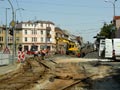 Rozebírání trati u konečné Bory 3. 8. 2013