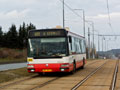 Citybus č. 460 nasazen na náhradní dopravě za tramvaj 20. 2. 2014, foto: J. Klimeš