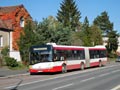 Autobus SU 15 č. 515 na výlukové lince 4A v zastávce Sokolovská 5. 11. 2020