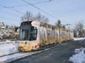 40T č. 386 jako Vánoční tramvaj na borech 9. 12. 2023