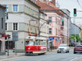 T1 č. 121 na Slovanské třídě 3. 5. 2025