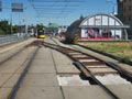 KT8 č. 296 v zastávce Hlavní nádraží 2. 7. 2025