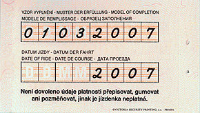 Jednodenní jízdenka 2007 zezadu
