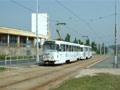 Souprava 245+208PX v zastávce Majakovského 8. 5. 2003
